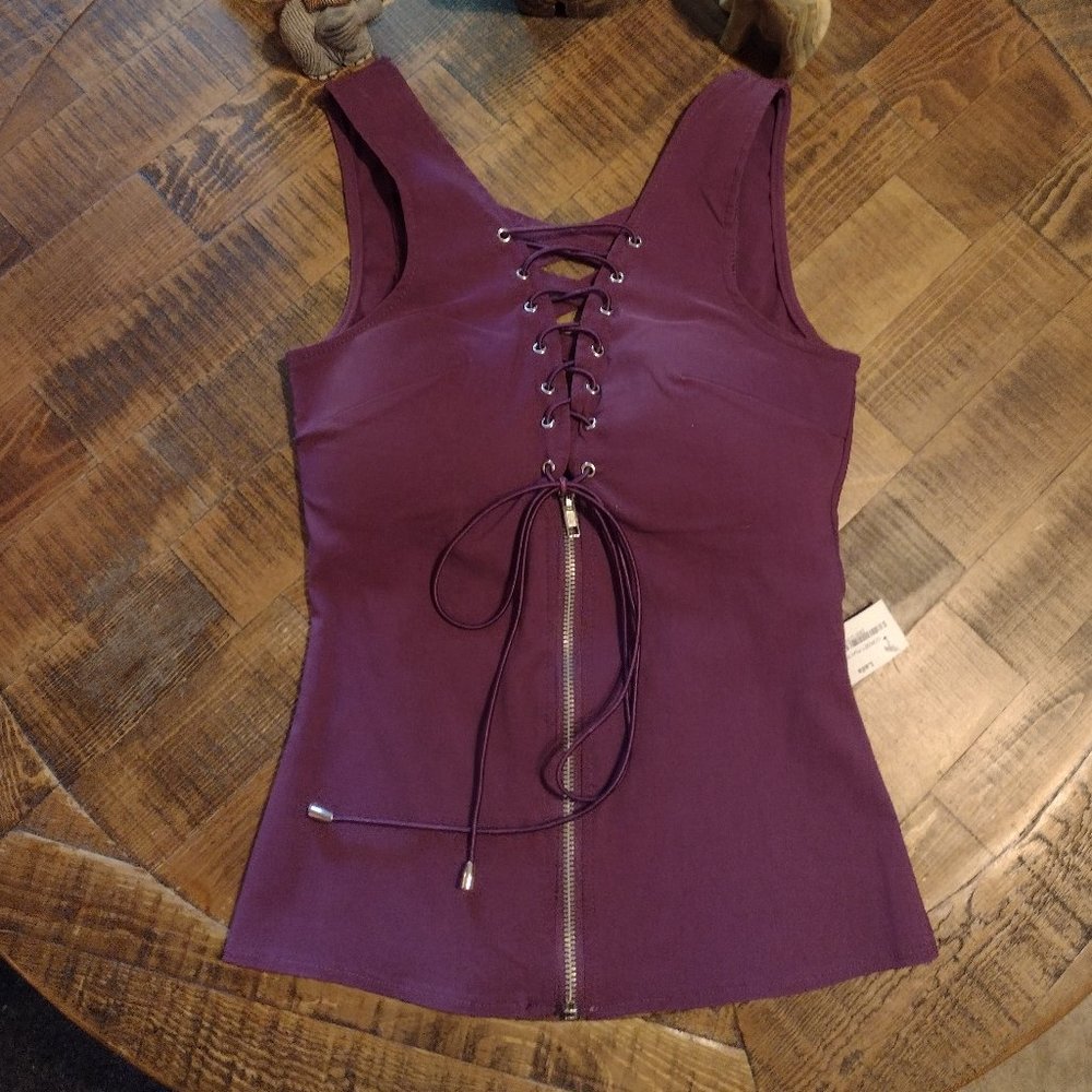 NEW OHYES Purple Corset Top